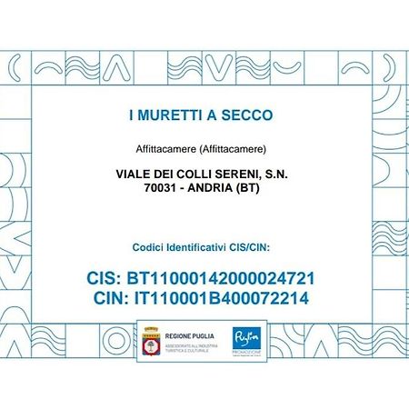 I Muretti A Secco B&B Castel Del Monte  Eksteriør billede
